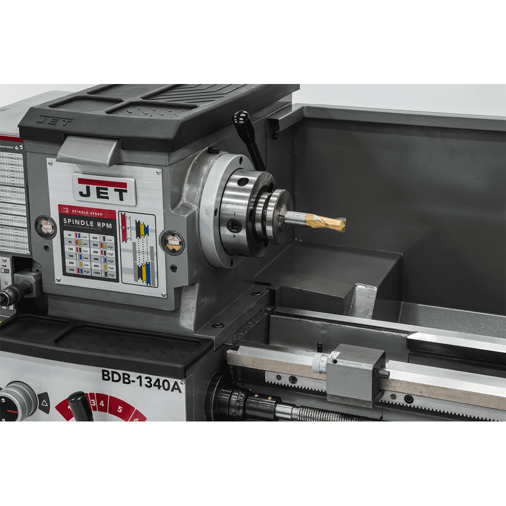 Jet Tools BDB-1340A 2 HP Belt Drive Bench Lathe, 1 Phase/230V Alt 5 - Image