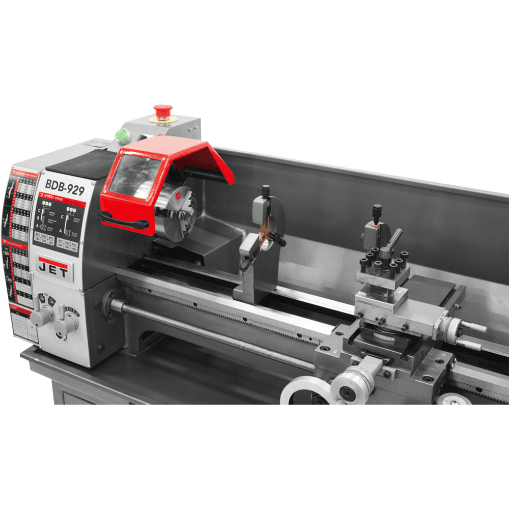 Jet Tools BDB-929 3/4 HP Belt Drive Bench Lathe with stand, 1 Phase/115V Alt 3 - Image