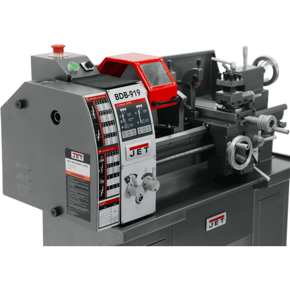 Jet Tools BDB-919 3/4 HP Belt Drive Bench Lathe, 1 Phase/115V Alt 5 - Image
