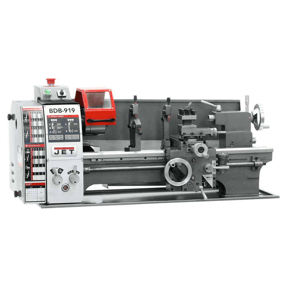 Jet Tools BDB-919 3/4 HP Belt Drive Bench Lathe, 1 Phase/115V Main - Image