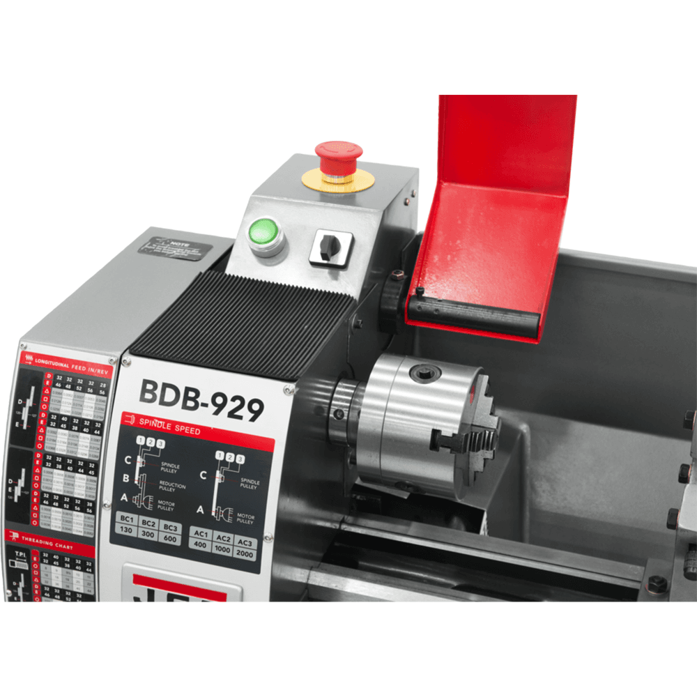 Jet Tools BDB-929 3/4 HP Belt Drive Bench Lathe, 1 Phase/115V Alt 8 - Image