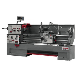 Jet Tools GH-1860ZX 7-1/2 HP Large Spindle Bore Lathe with Newall DP700 DRO/Taper Attachment/Collet Closer, 3 Phase/230V/460V Main - Image
