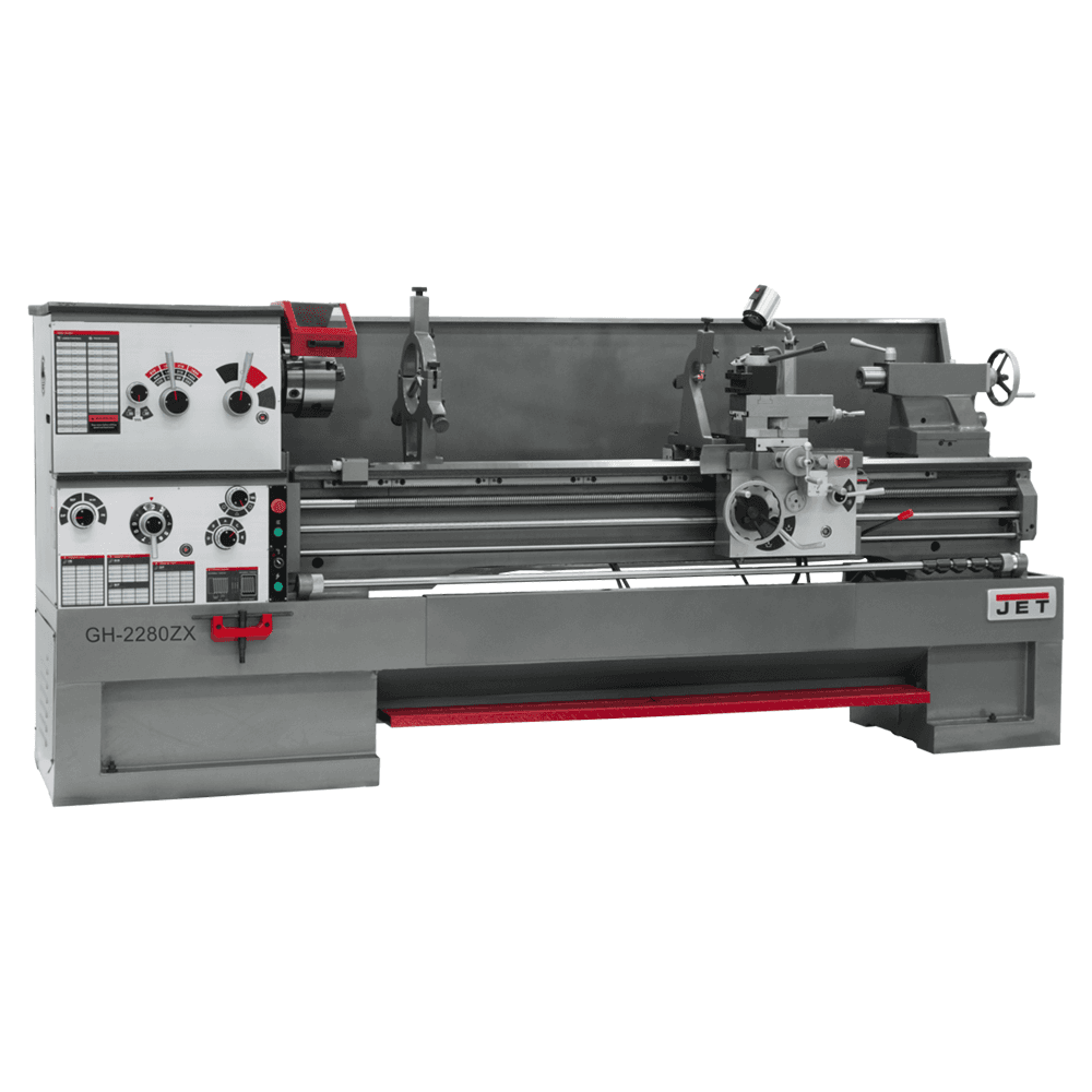 Jet Tools GH-2280ZX 10 HP Large Spindle Bore Lathe with Taper Attachment, 3 Phase/230V/460V Alt 2 - Image