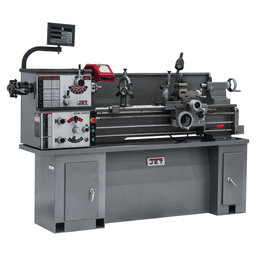 Jet Tools GHB-1340A 2 HP Geared Head Bench Lathe with Newall DP700 DRO/Collet Closer, 1 Phase/230V Main - Image