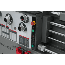 Jet Tools GH-2280ZX 10 HP Large Spindle Bore Lathe with Taper Attachment/Newall DP700 DRO, 3 Phase/230V/460V Alt 2 - Image
