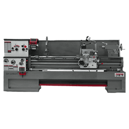 Jet Tools GH-2280ZX 10 HP Large Spindle Bore Lathe with Taper Attachment/Newall DP700 DRO, 3 Phase/230V/460V Main - Image