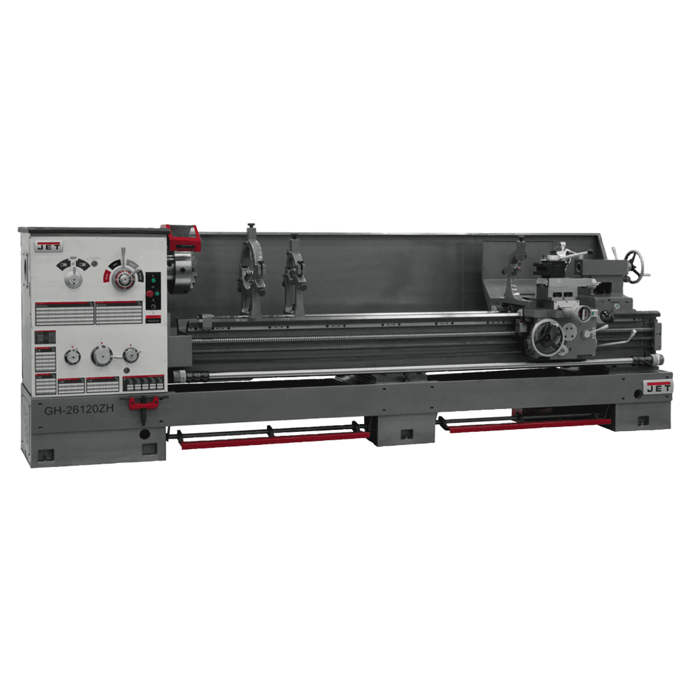 Jet Tools GH-26120ZH 4-1/8&quot; x 10 HP Spindle Bore Lathe with ACU-RITE 203 DRO, 3 Phase/230V/460V Alt 1 - Image