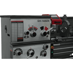 Jet Tools GH-1440ZX 3-1/8&quot; Spindle Bore Geared Head Lathe, 3 Phase/230V/460V Alt 1 - Image