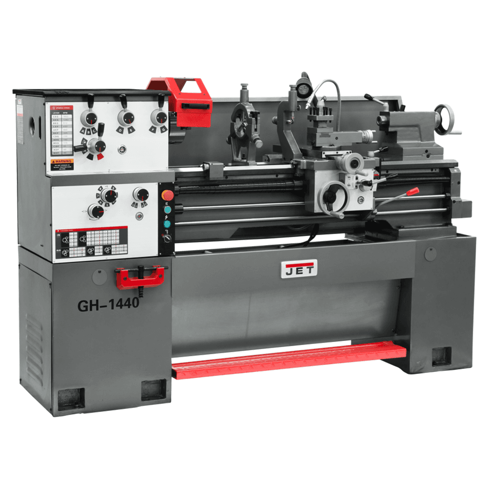 Jet Tools GH-1440-1 3 HP Geared Head Lathe, 1 Phase/230V Alt 3 - Image