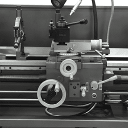 Jet Tools GHB-1236 2 HP Geared Head Bench Lathe with ACU-RITE 203 DRO Metalworking/Turning, 1 Phase/230V Alt 3 - Image
