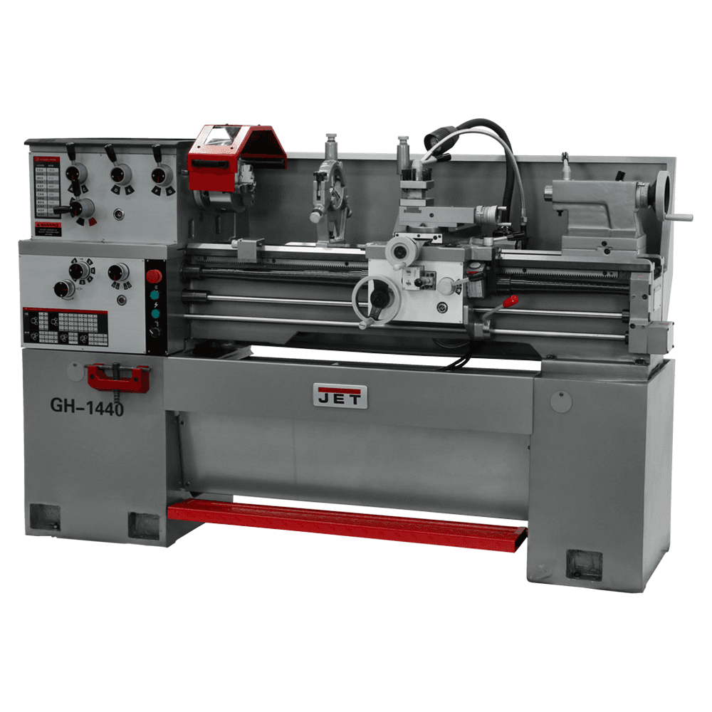 Jet Tools GH-1440-3 3HP Geared Head Engine Lathe with NMS300 DRO, 3 Phase/230V/460V Alt 1 - Image