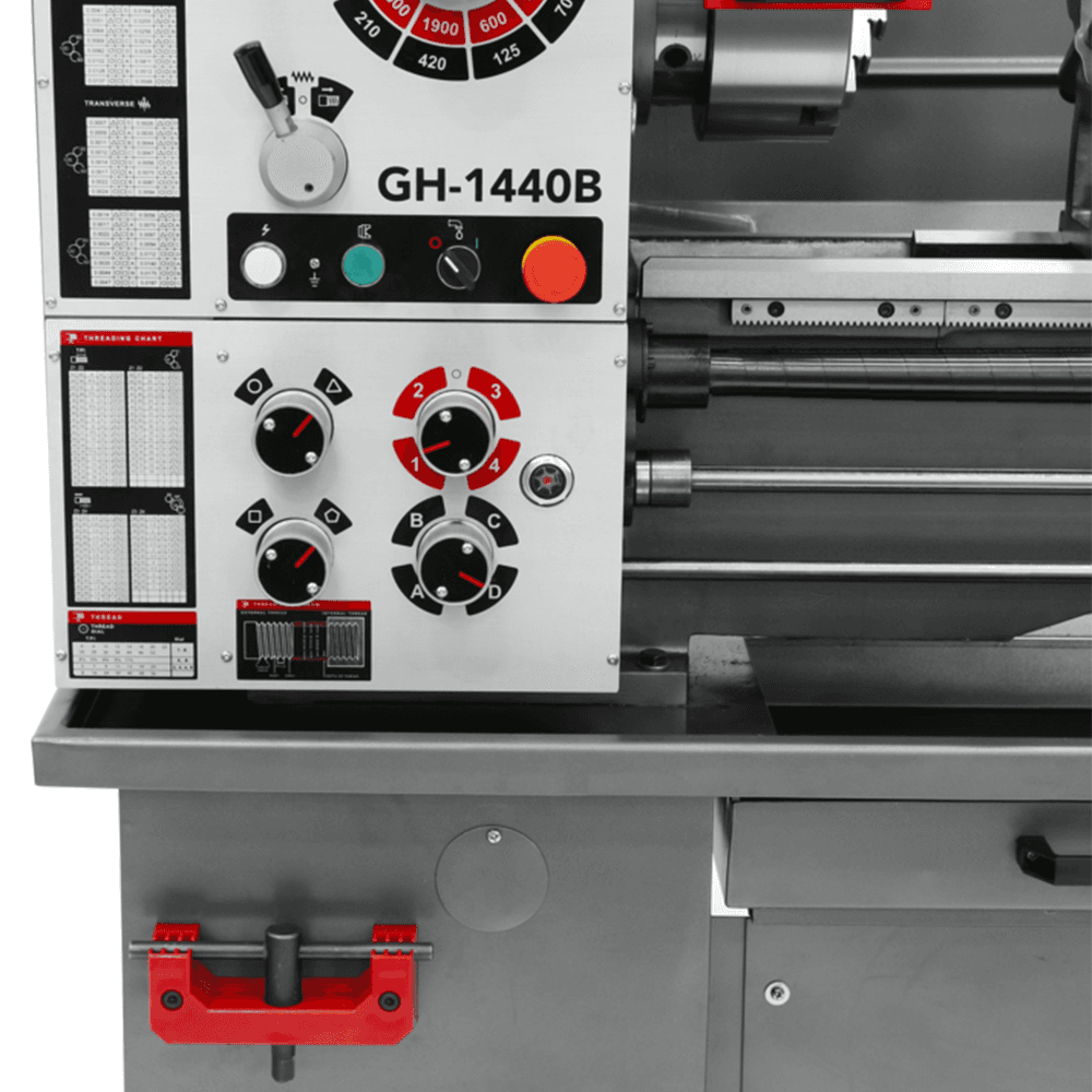 Jet Tools GH-1440B 2 HP Geared Head Bench Lathe, 1 Phase/230V Alt 2 - Image