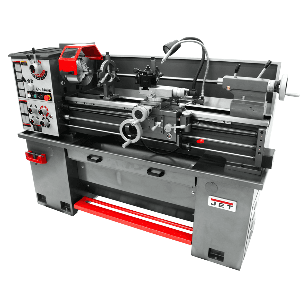 Jet Tools GH-1440B 2 HP Geared Head Bench Lathe, 1 Phase/230V Alt 4 - Image