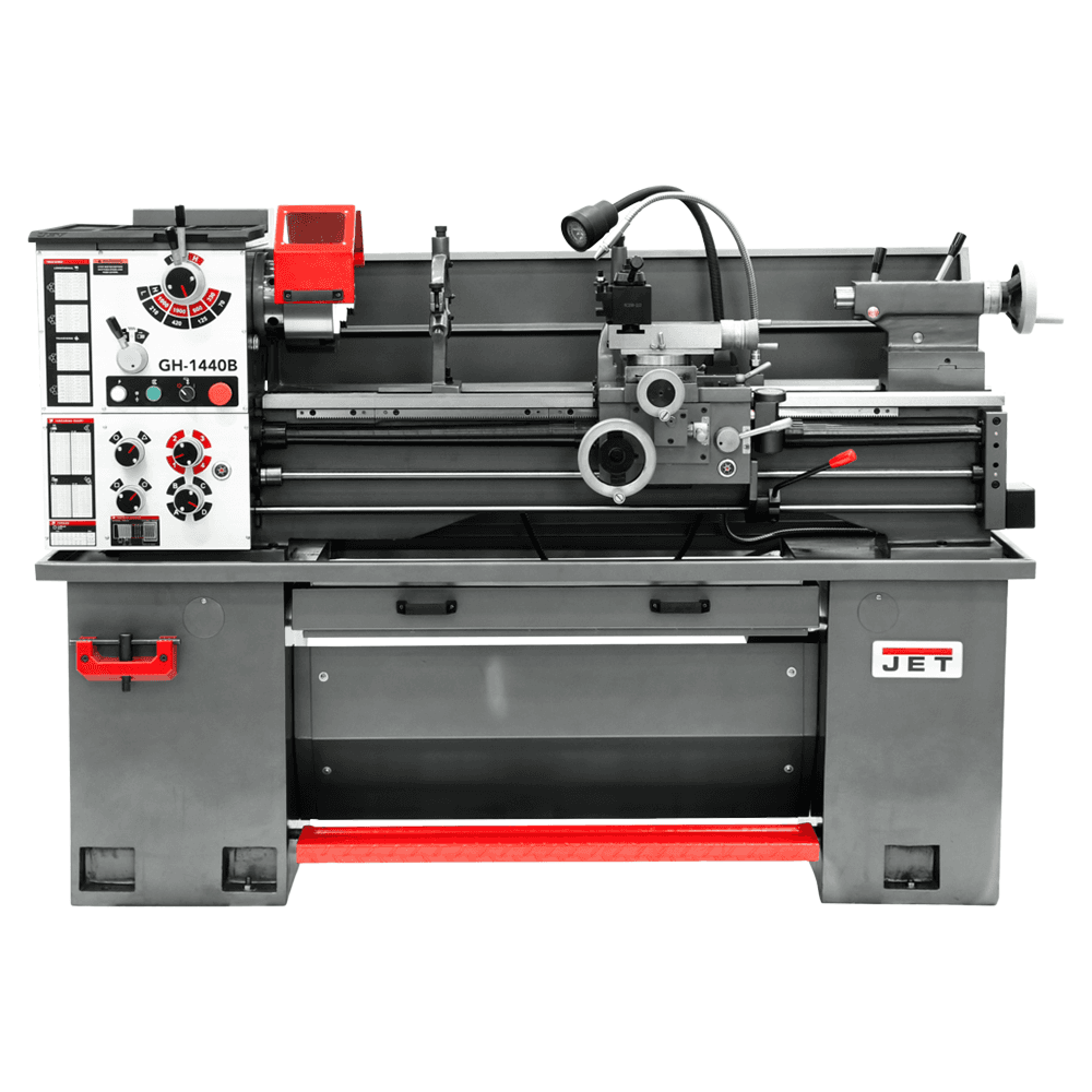 Jet Tools GH-1440B 2 HP Geared Head Bench Lathe, 1 Phase/230V Main - Image