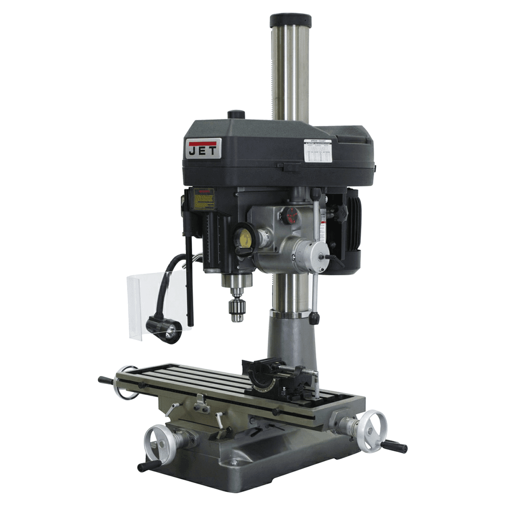 Jet Tools JMD-18PFN Mill/Drill with Power Downfeed, 1 Phase/115/230V Main - Image