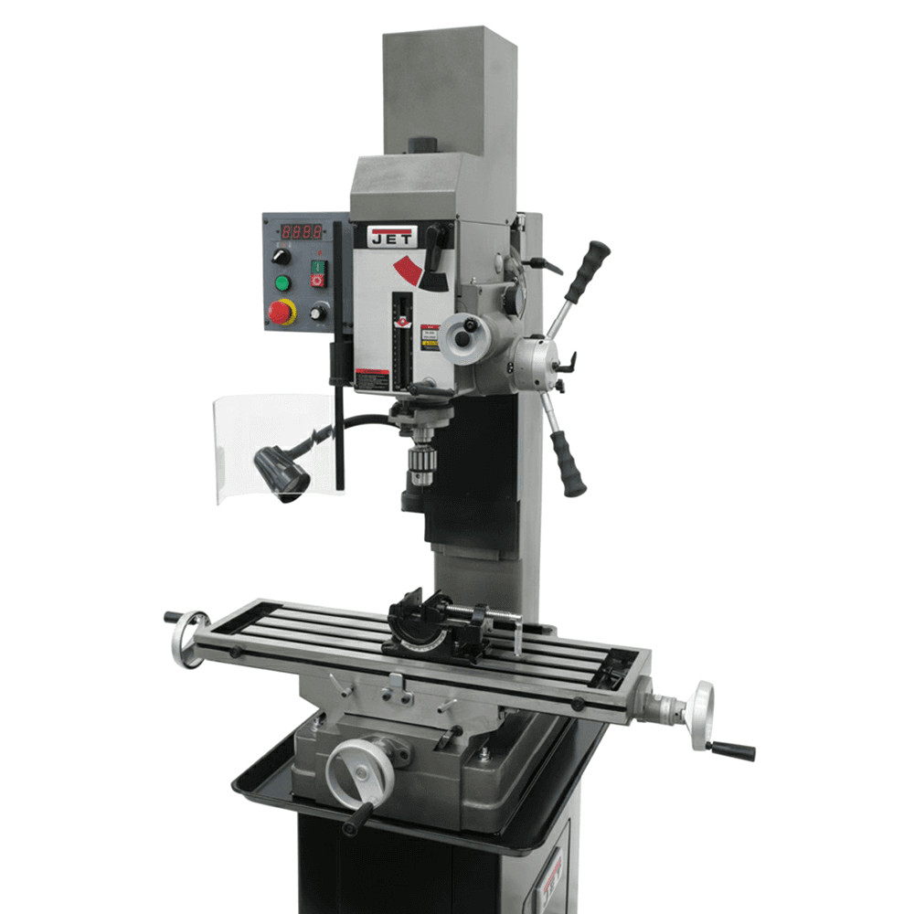 Jet Tools JMD-45VSPFT Variable Speed Geared Head Square Column Mill/Drill with Power Downfeed, 1 Phase/115/230V Alt 1 - Image
