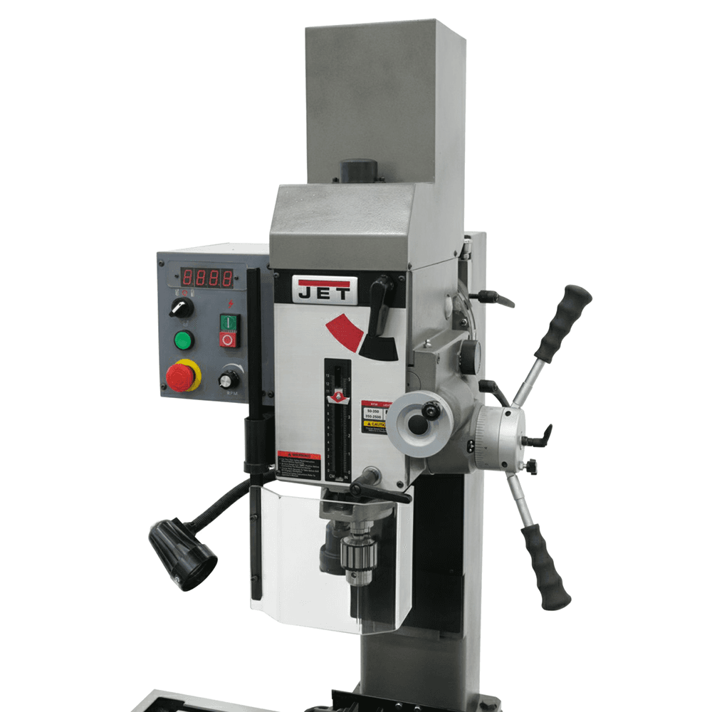 Jet Tools JMD-45VSPFT Variable Speed Geared Head Square Column Mill/Drill with Power Downfeed, 1 Phase/115/230V Alt 2 - Image