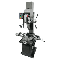 Jet Tools JMD-45VSPFT Variable Speed Geared Head Square Column Mill/Drill with Power Downfeed, 1 Phase/115/230V Main - Image