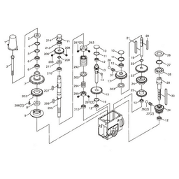 Jet Tools GHD-20PFT 20&quot; Gear Head Tapping Drill Press with Power Downfeed, 3 Phase/230V Alt 9 - Image