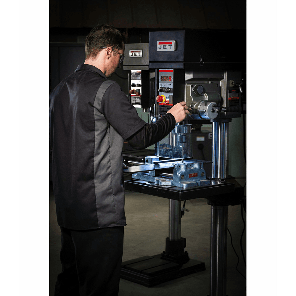 Jet Tools JDPE-20EVS-PDF 20&quot; 2 HP EVS Drill Press with Power Downfeed/Step Pulley, 1 Phase/115V Alt 3 - Image