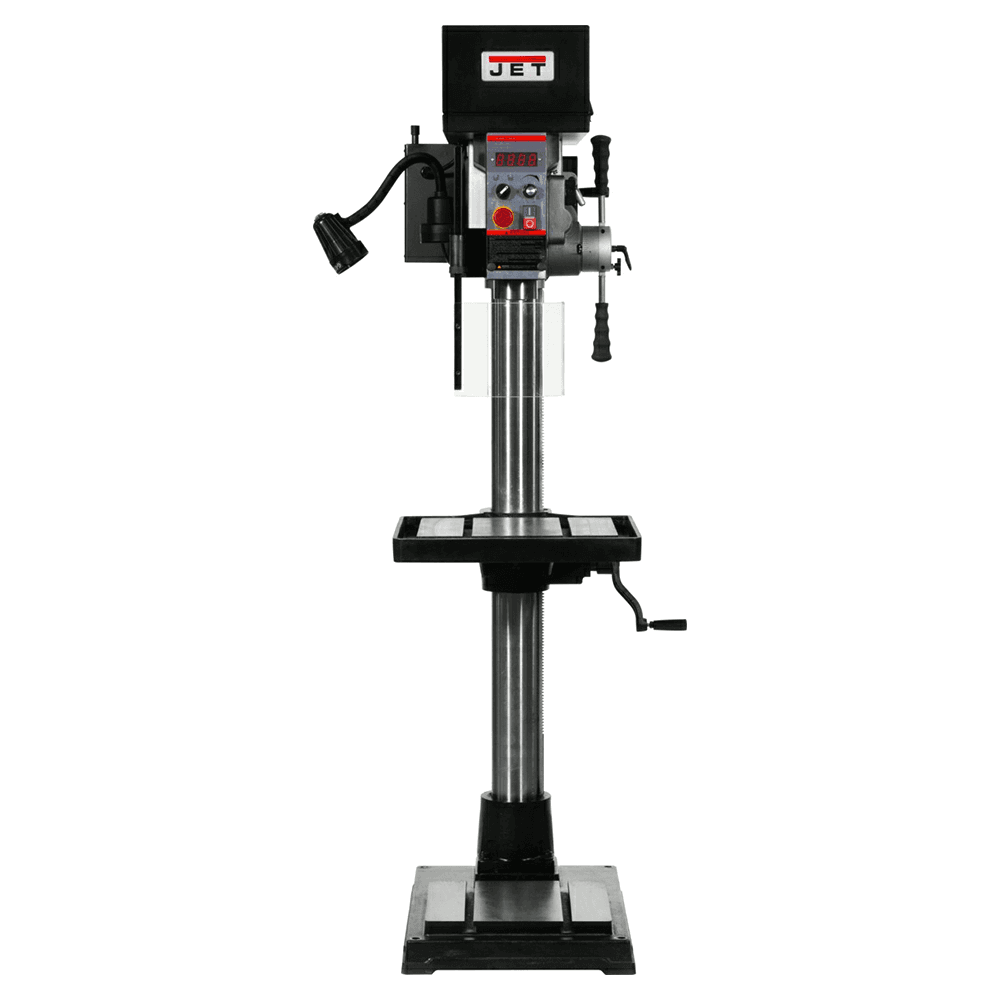 Jet Tools JDPE-20EVS-PDF 20&quot; 2 HP EVS Drill Press with Power Downfeed/Step Pulley, 1 Phase/115V Main - Image