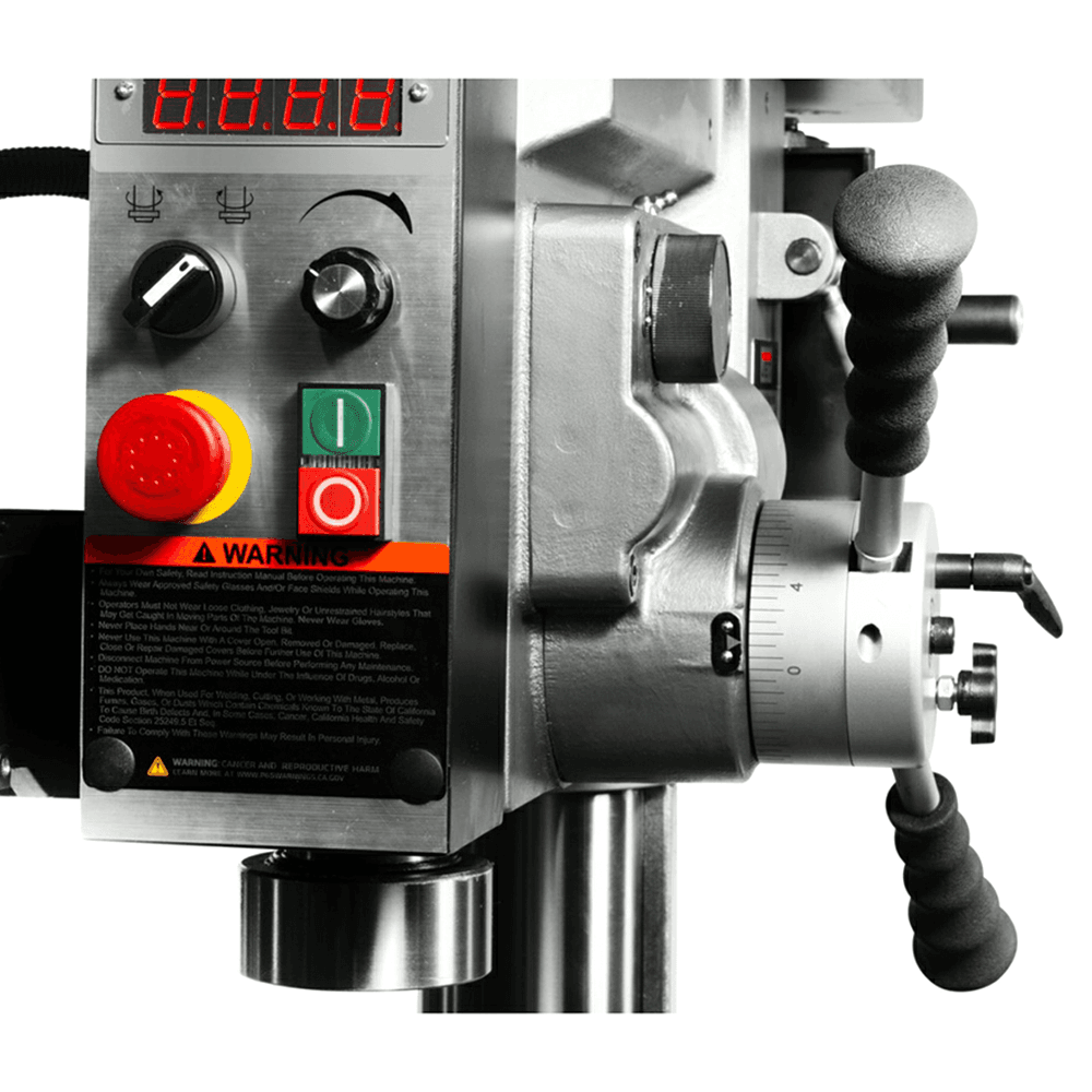 Jet Tools JDPE-20EVSC-PDF 20&quot; 2 HP EVS Drill Press with Power Downfeed/Clutch, 1 Phase/115V Alt 12 - Image