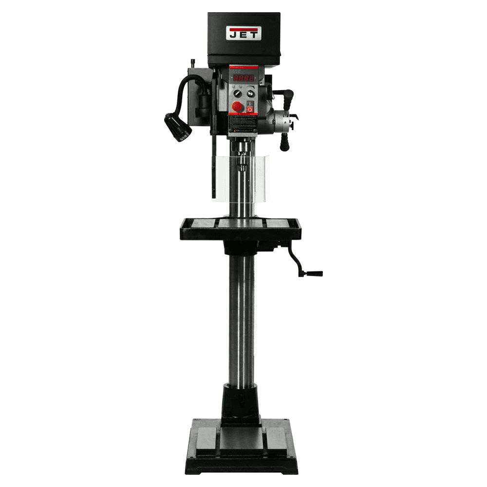 Jet Tools JDPE-20EVSC-PDF 20&quot; 2 HP EVS Drill Press with Power Downfeed/Clutch, 1 Phase/115V Main - Image