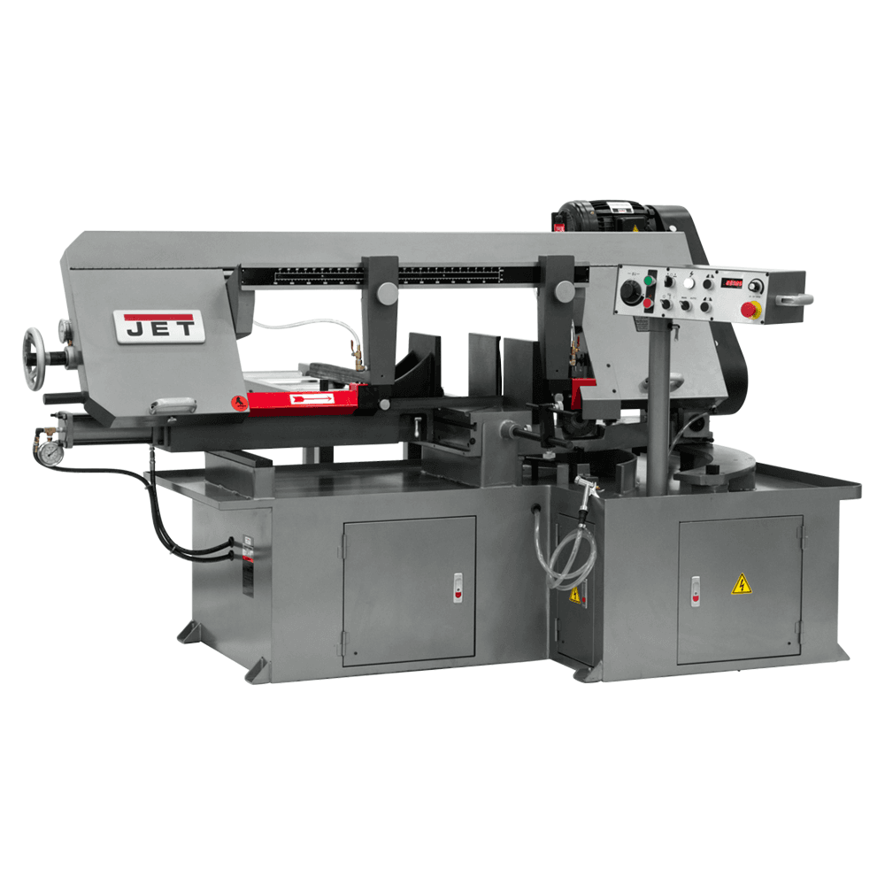 Jet Tools MBS-1323EVS-H-4 Semi-Automatic Dual Mitering Band Saw, 3 Phase/460V Alt 1 - Image