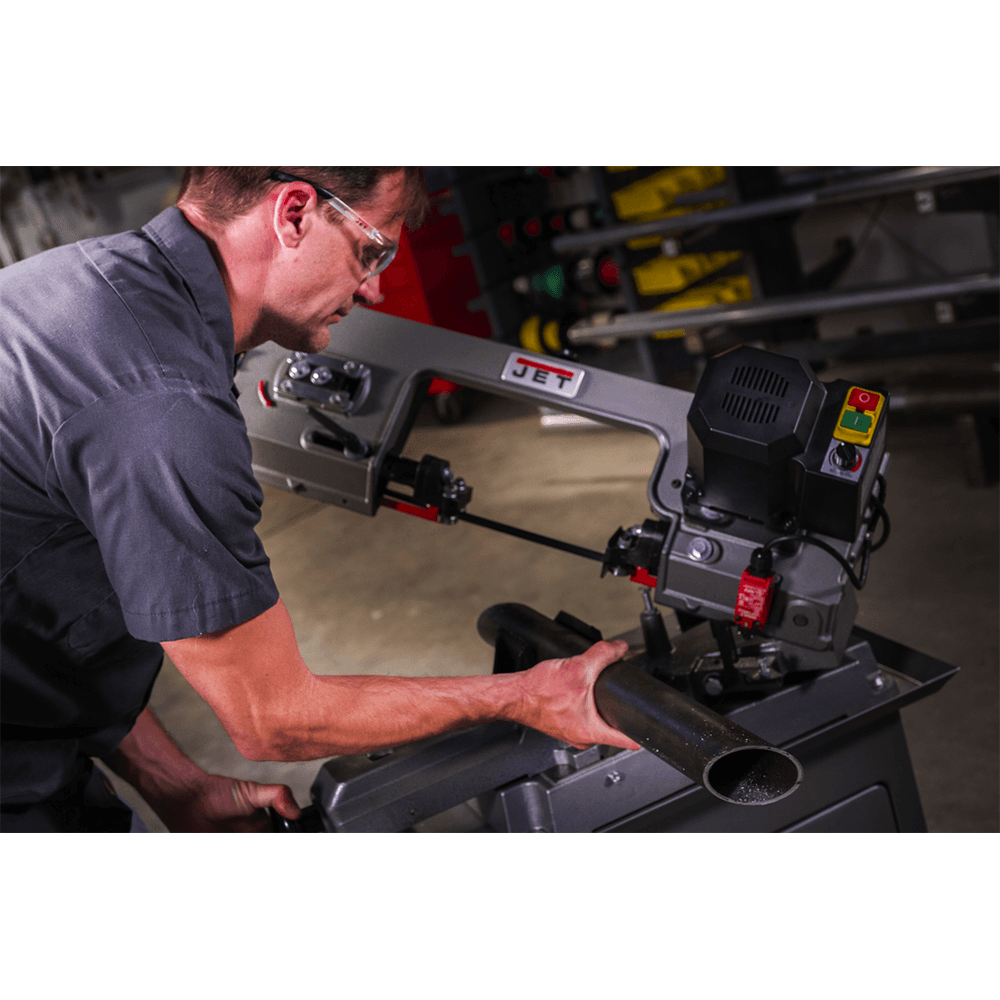 Jet Tools HBS-56MVS 1/2 HP Variable Speed Mitering 5&quot; x 6&quot; Horizontal Band Saw, 1 Phase/115V/230V Alt 4 - Image