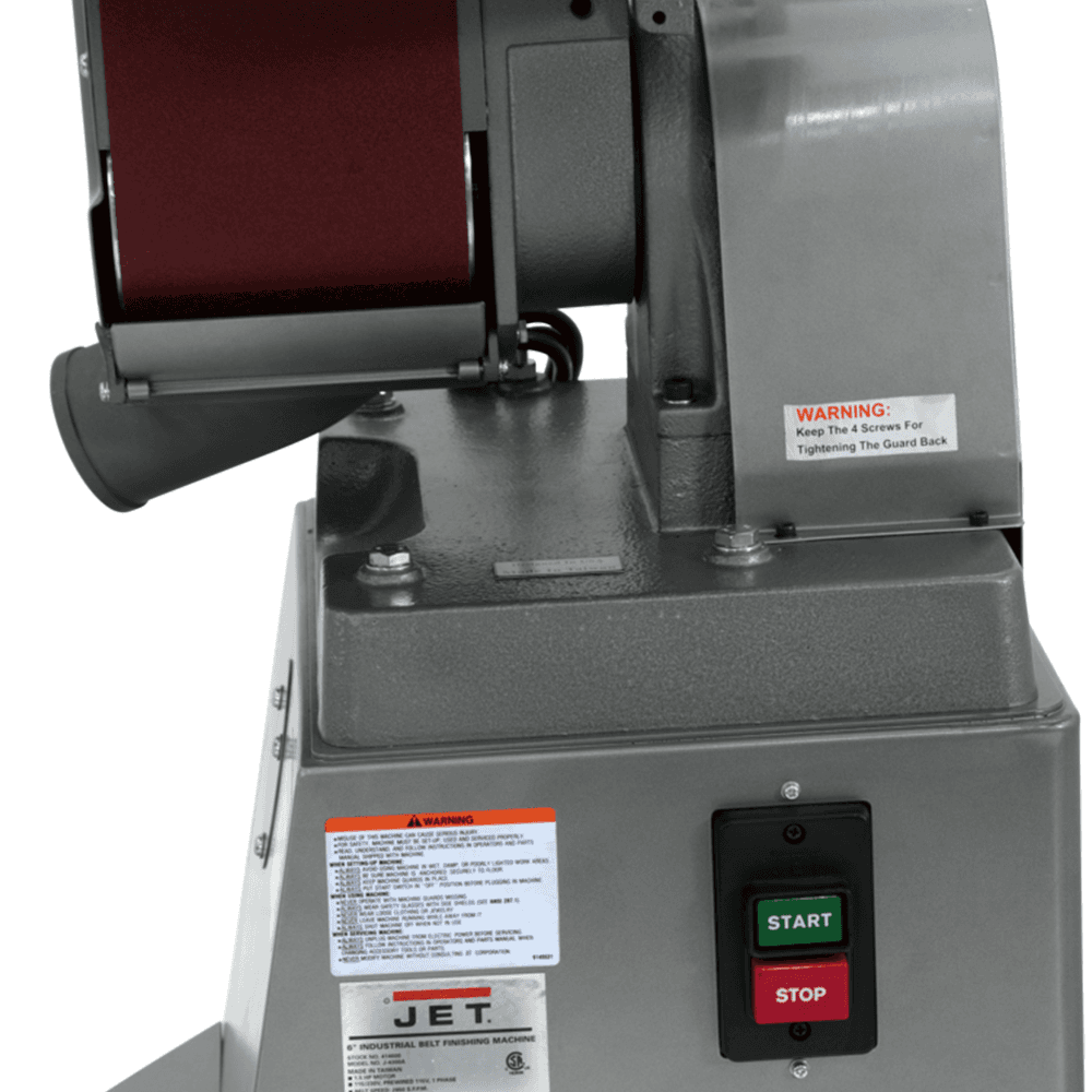 Jet Tools J-4300A 6&quot; x 48&quot; Industrial Belt Finishing Machine, 1 Phase/115V/230V Alt 4 - Image