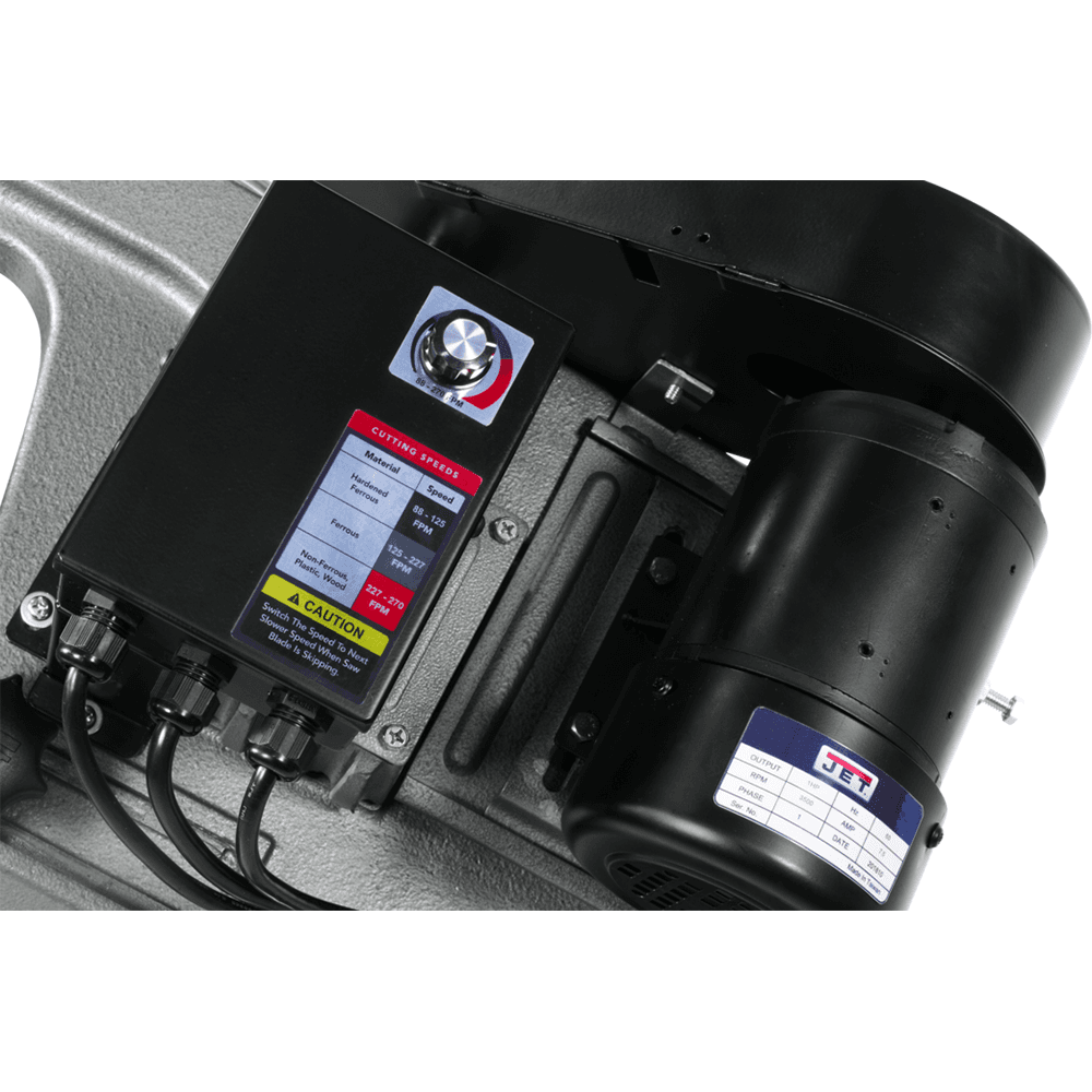 Jet Tools HVBS712DV 7&quot; x 12&quot; Variable Speed Horizontal/Vertical Band Saw Deluxe, 1 Phase/115V Alt 8 - Image