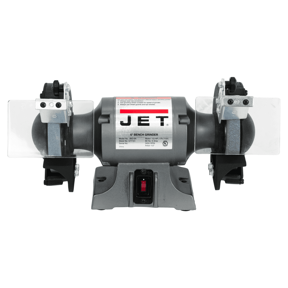 Jet Tools JBG-6B 6&quot; x 1/2 HP Bench Grinder, 1 Phase/115V Alt 2 - Image