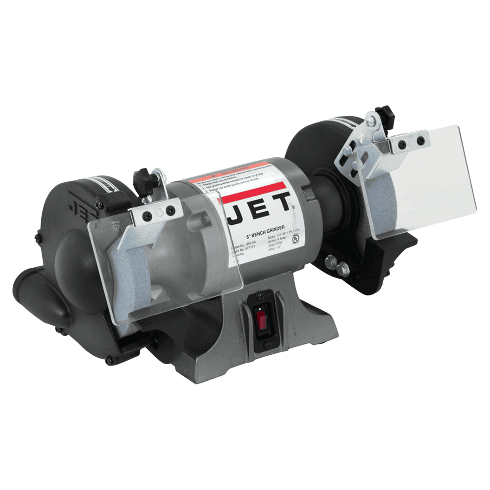 Jet Tools JBG-6B 6&quot; x 1/2 HP Bench Grinder, 1 Phase/115V Main - Image