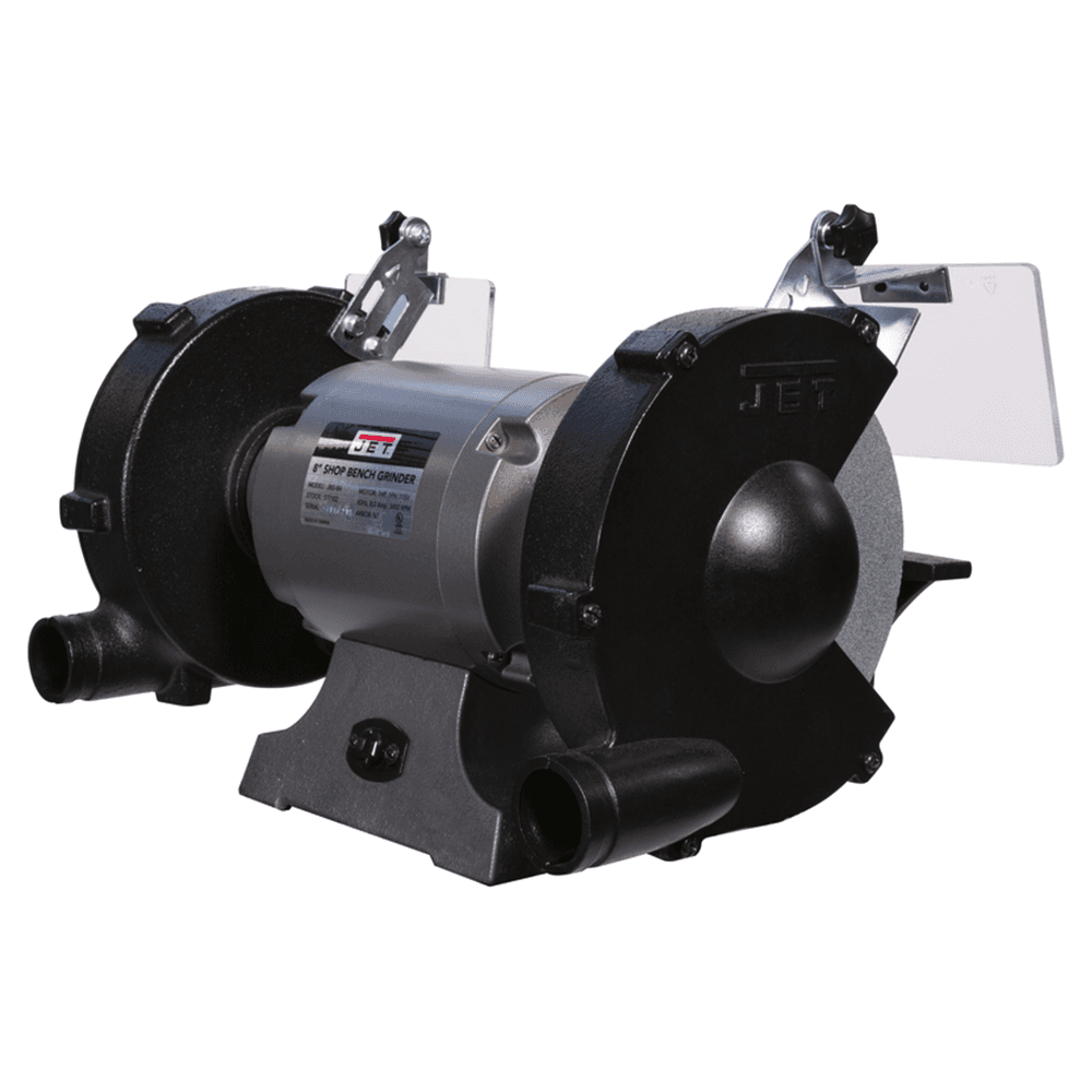 Jet Tools JBG-8W 1 HP Shop Grinder with Grinding Wheel/Wire Wheel, 1 Phase/115V Alt 2 - Image