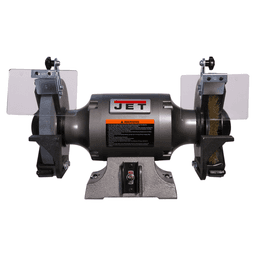 Jet Tools JBG-8W 1 HP Shop Grinder with Grinding Wheel/Wire Wheel, 1 Phase/115V Main - Image