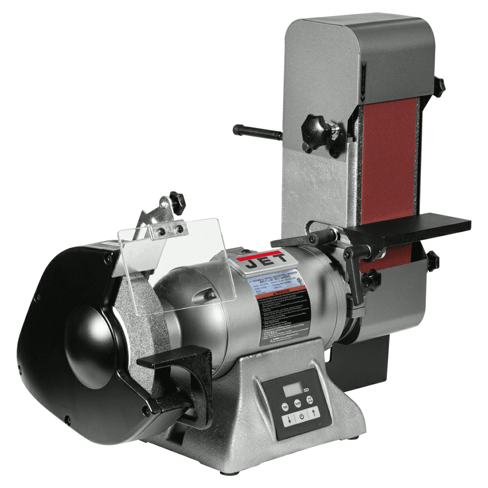 Jet Tools IBGB-436VS 8&quot; x 1 HP Variable Speed Industrial Grinder/4 x 36 Belt Sander, 1 Phase/115/230V Alt 1 - Image