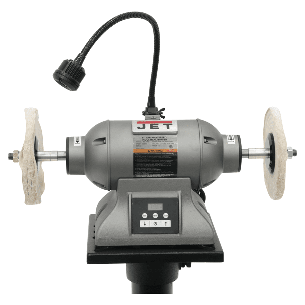 Jet Tools IBG-8VSB 8&quot; x 1 HP Variable Speed Industrial Buffer, 1 Phase Main - Image