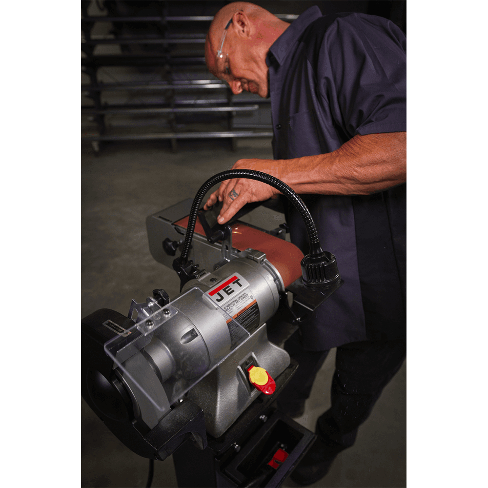 Jet Tools IBGB-248 8&quot; Industrial Grinder/2x48 Belt Sander, 1 Phase/115V/230V Alt 3 - Image