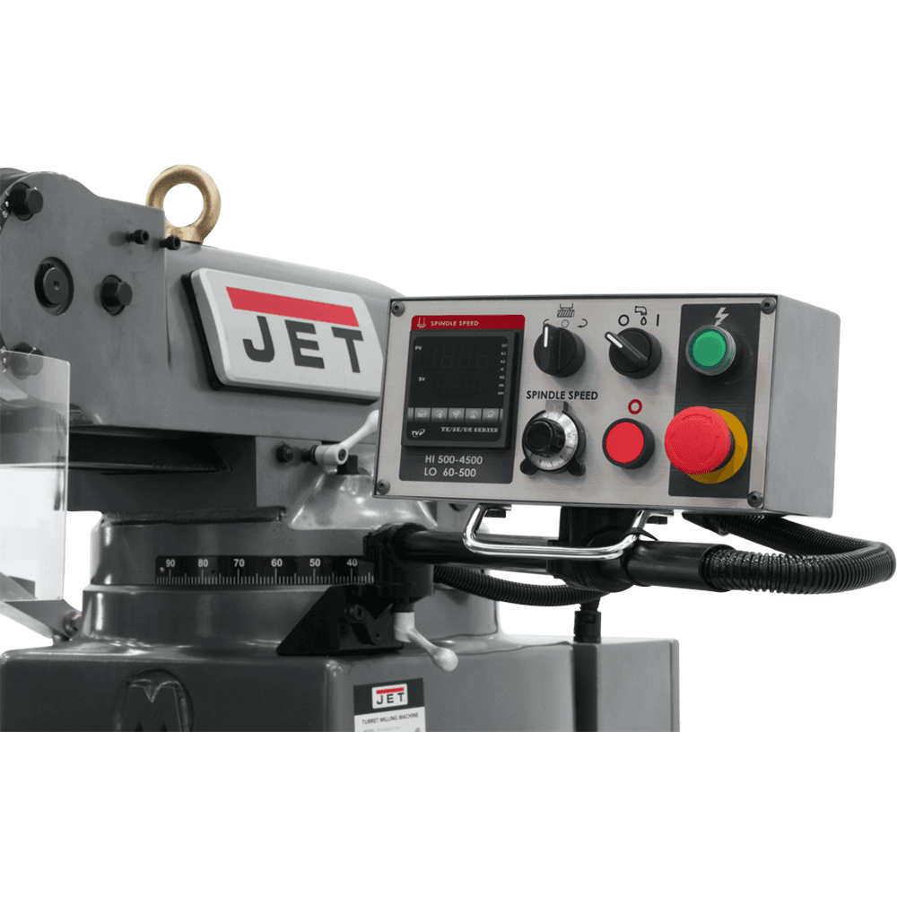 Jet Tools JTM-949EVS/230 9&quot;x 49&quot; Electronic Variable Speed Milling Machine, 3 Phase/230V Alt 4 - Image