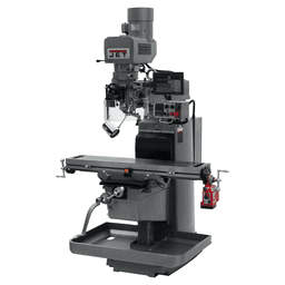 Jet Tools JTM-1050EVS2/230 3 HP Milling Machine with Newall DP700 DRO/X-Axis Powerfeed, 3 Phase/230V Main - Image