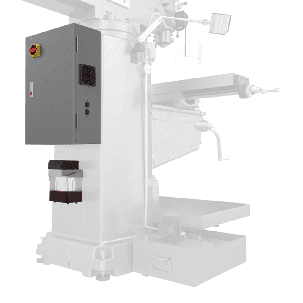 Jet Tools JTM-1050EVS2/230 3 HP Milling Machine with 3-Axis Powerfeeds/Air Powered Drawbar, 3 Phase/230V Alt 4 - Image