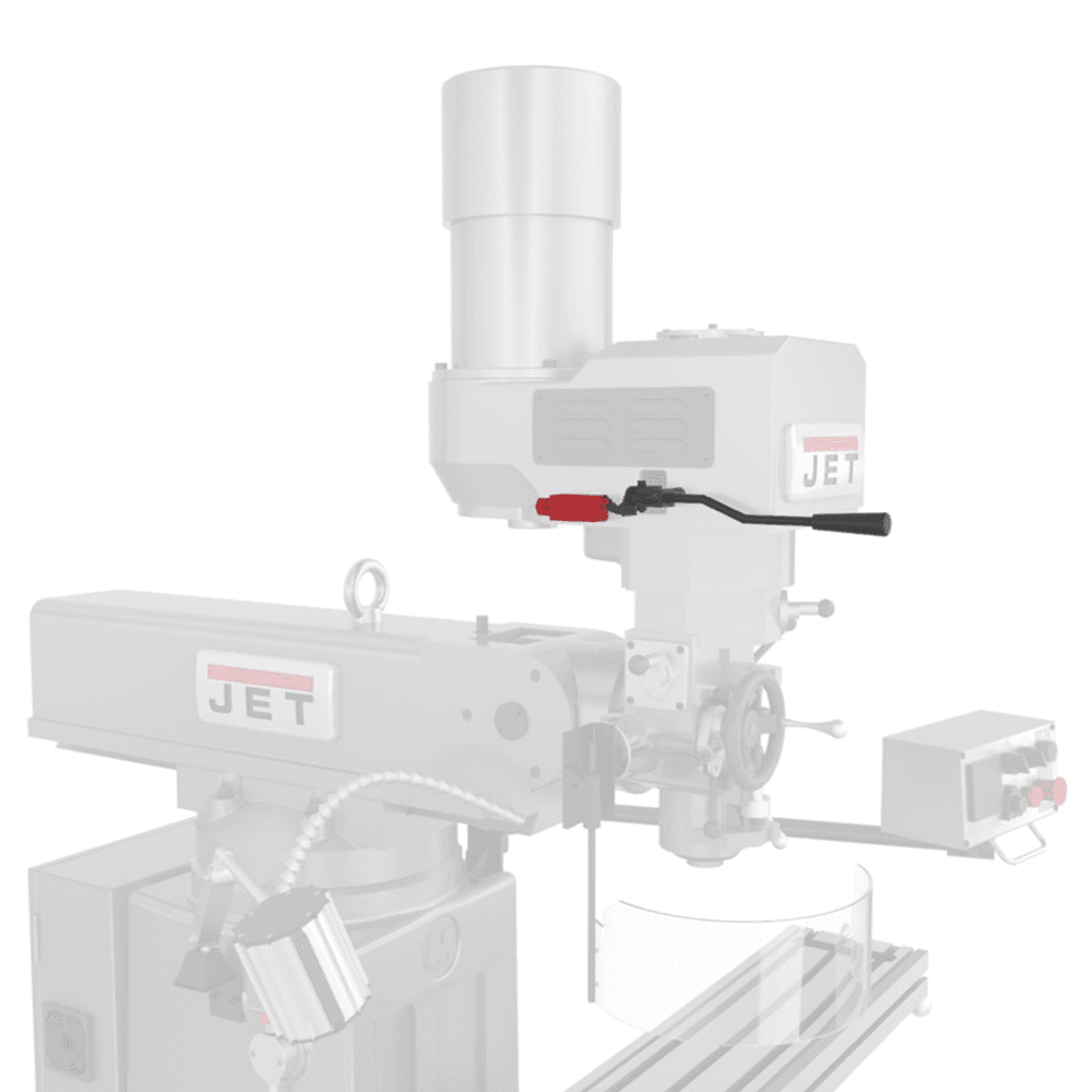 Jet Tools JTM-1050EVS2/230 3 HP Milling Machine with 3-Axis Powerfeeds/Air Powered Drawbar, 3 Phase/230V Alt 5 - Image