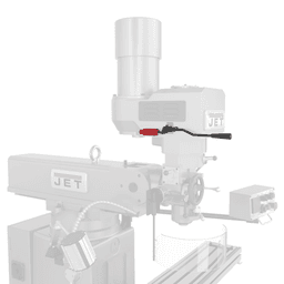 Jet Tools JTM-1050EVS2/230 3 HP Milling Machine with 3-Axis Powerfeeds/Air Powered Drawbar, 3 Phase/230V Alt 5 - Image