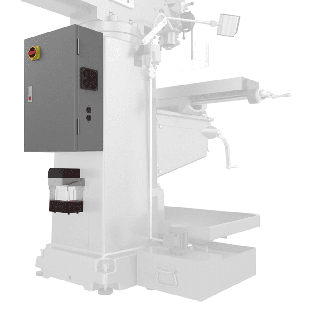 Jet Tools JTM-1050EVS2/230 3 HP Milling Machine with 3-Axis Powerfeeds/Air Powered Drawbar, 3 Phase/230V Alt 6 - Image