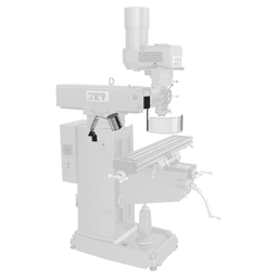 Jet Tools JTM-1050EVS2/230 3 HP Milling Machine with 3-Axis Powerfeeds/Air Powered Drawbar, 3 Phase/230V Alt 7 - Image
