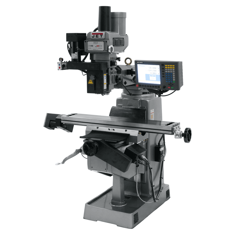 Jet Tools JTM-4VS 3 HP Mill with 3-Axis ACU-RITE G-2 Millpower CNC, 3 Phase/230V/460V Main - Image
