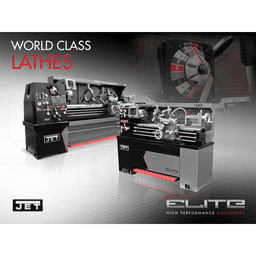 Jet Tools EGH-1740 Elite Geared Head Lathe with ACU-RITE 203 DRO/Taper Attachment Alt 10 - Image