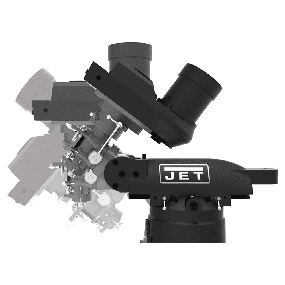 Jet Tools ETM-949 3 HP Mill with 3-Axis ACU-RITE 203/Powerfeeds/Air Draw Bar, 3 Phase/230V/460V Alt 4 - Image