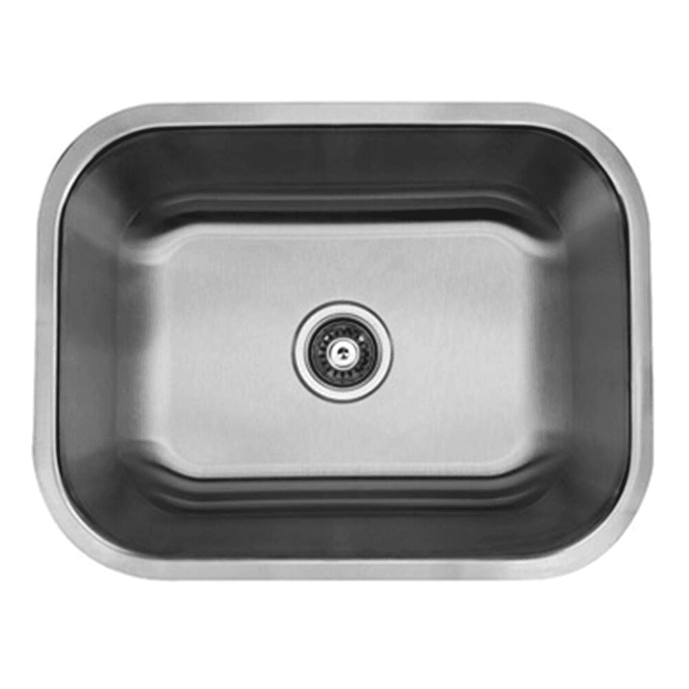 BC-2318 Undermount 18G Single Bowl Kitchen Sink by Karran with Seamless Installation