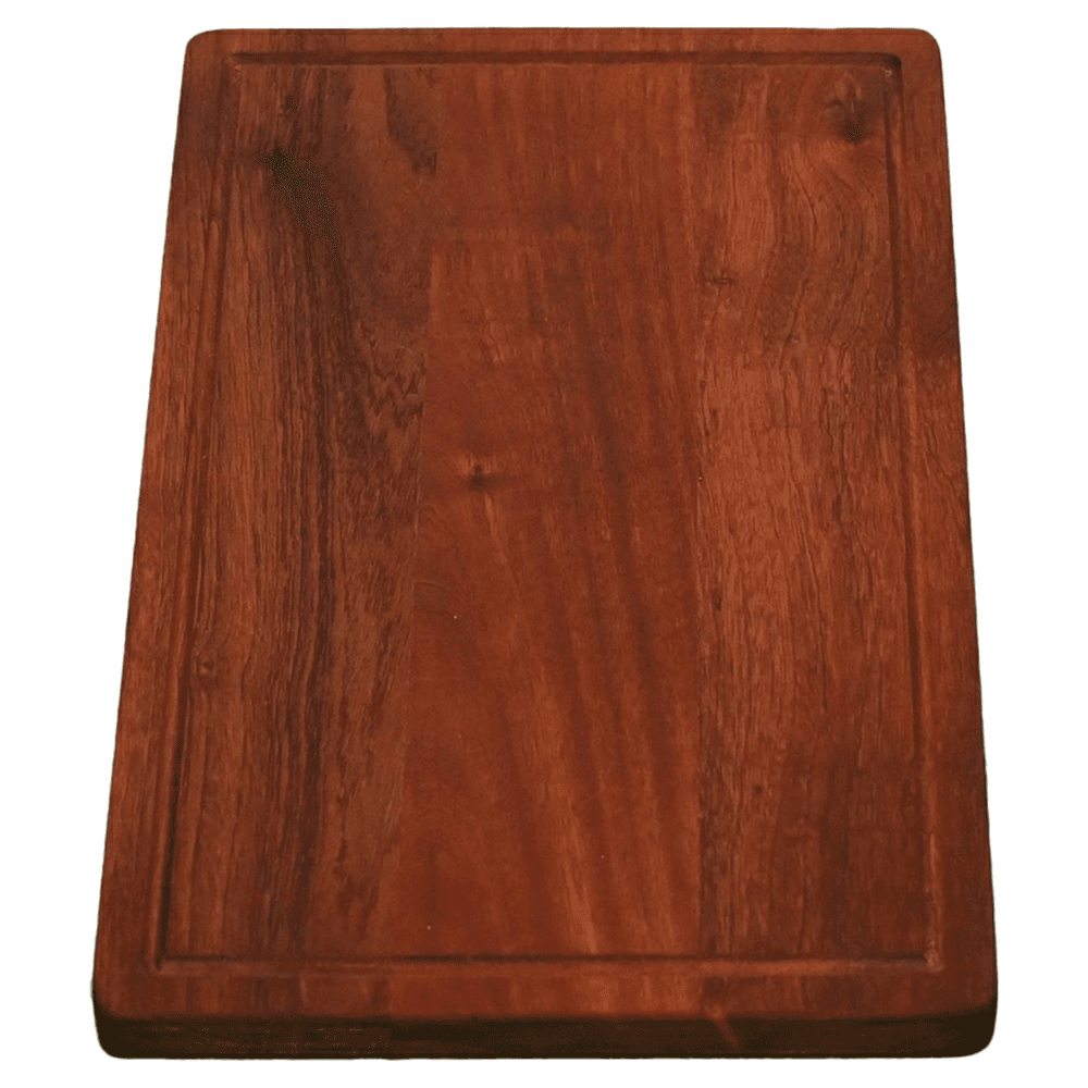 16-1/2" x 10-7/8" Workstation Wood Cutting Board, Sapele Main - Image
